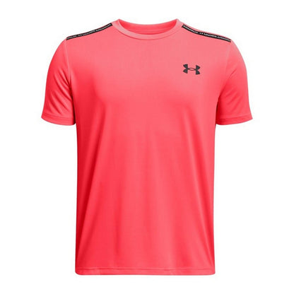 Red - Front - Under Armour Childrens-Kids Tech 2.0 T-Shirt