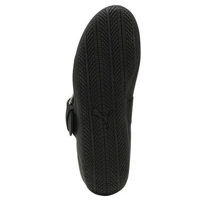 Black - Back - Puma Womens Speedcat Ballet Flats Leather Round Toe