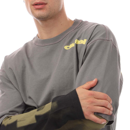 Grey - Lifestyle - Diesel Mens T-Wesher-N3 T-Shirt