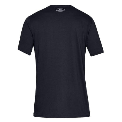 Black - Back - Under Armour Mens Sportstyle Logo T-Shirt