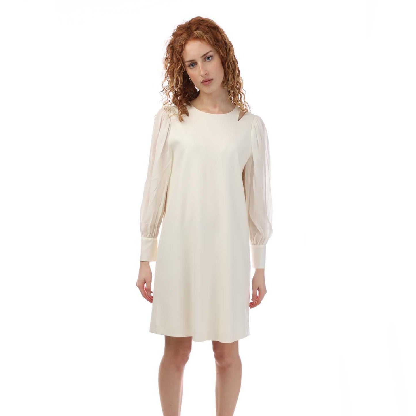 White - Back - Boss Womens-Ladies Darala Casual Dress