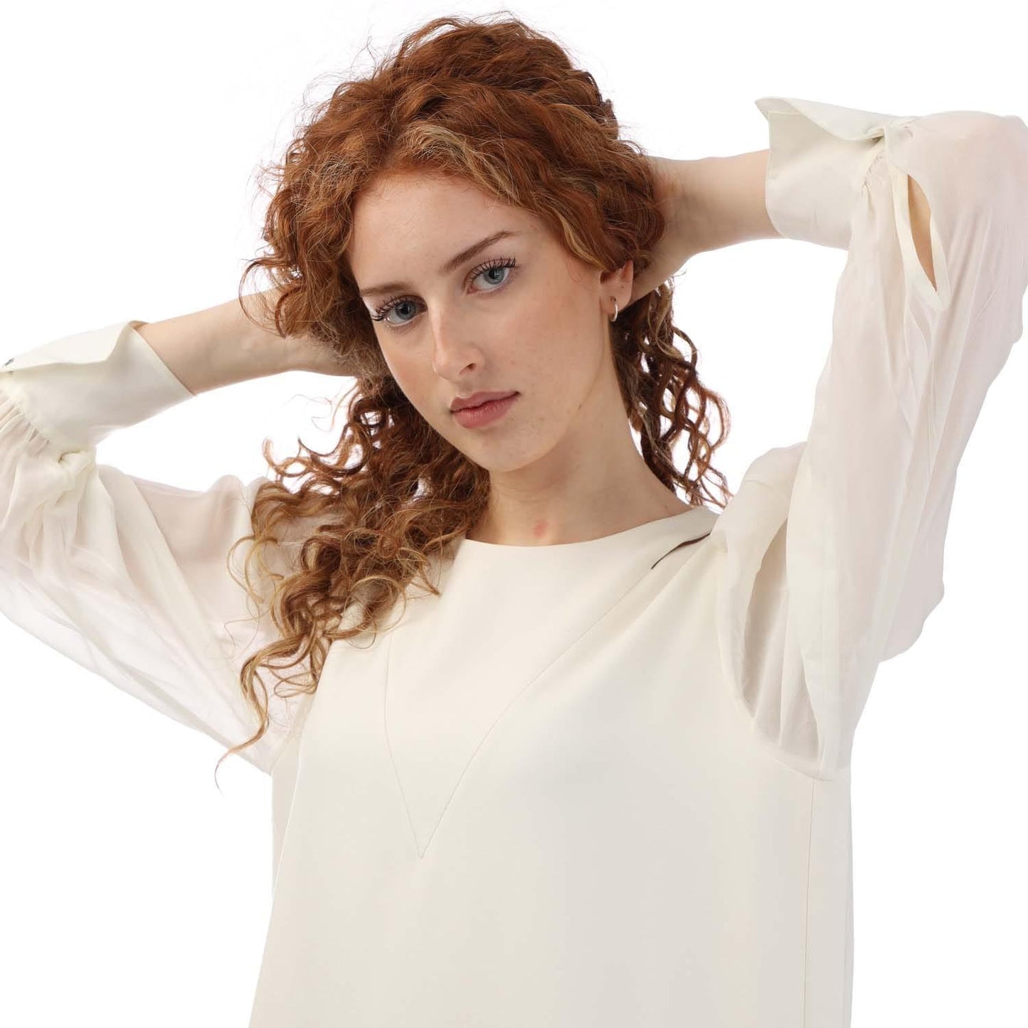 White - Lifestyle - Boss Womens-Ladies Darala Casual Dress