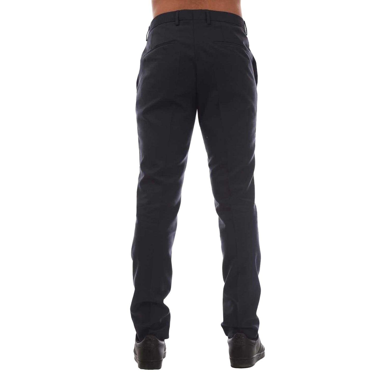 Dark Blue - Back - Hugo Boss Mens Getlin204 Trousers