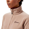 Pink - Side - Berghaus Womens-Ladies Prism InterActive Polartech Fleece Jacket