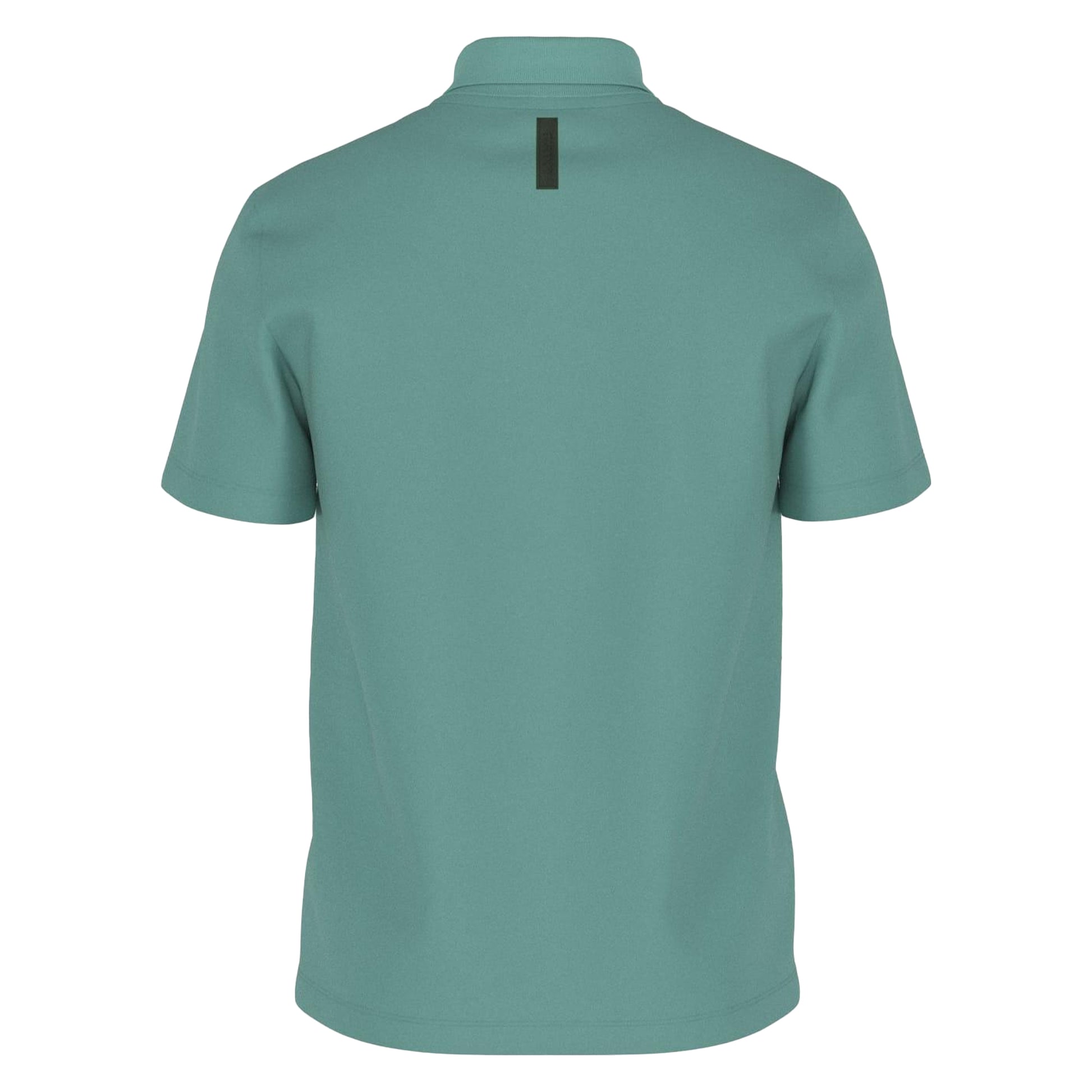 Teal - Back - Lacoste Mens Movement Pique Polo Shirt