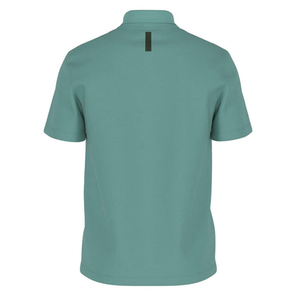 Teal - Back - Lacoste Mens Movement Pique Polo Shirt