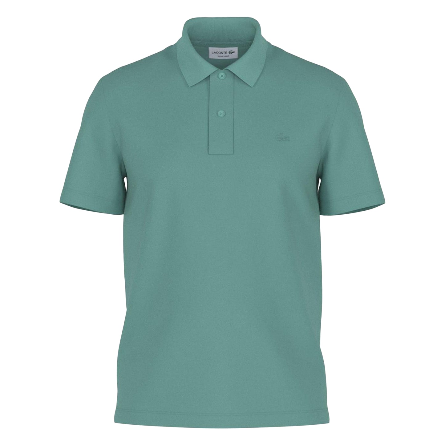 Teal - Front - Lacoste Mens Movement Pique Polo Shirt