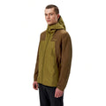 Green - Close up - Berghaus Unisex Adult Deluge Pro 3.0 Waterproof Jacket
