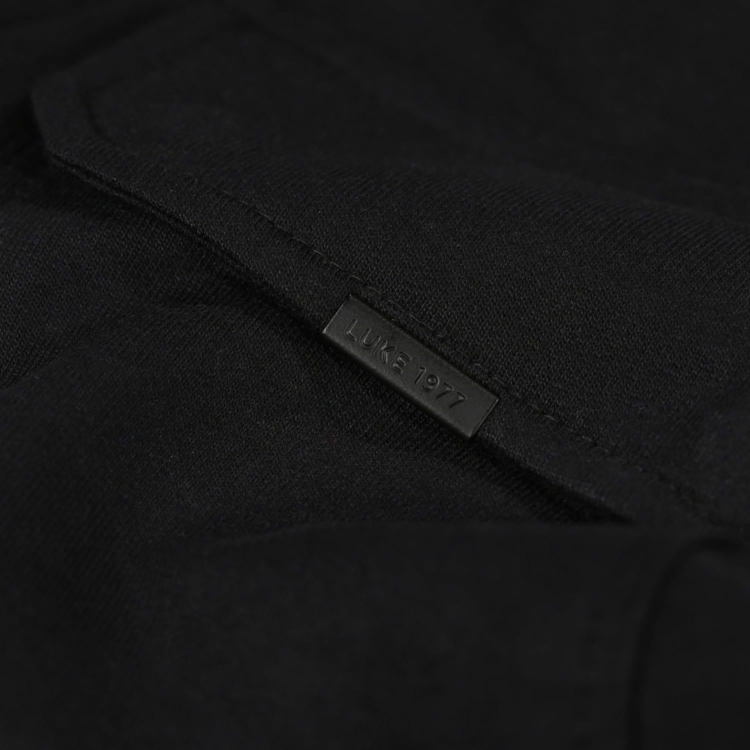 Black - Side - Luke 1977 Mens Le Mans Sweatshirt