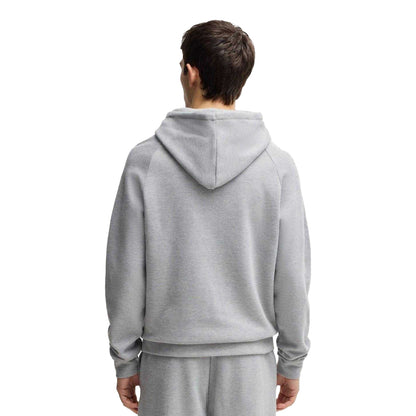 Grey - Back - Boss Mens Lounge Hoodie