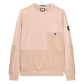 Pink - Front - Weekend Offender Mens Sirenko Crew Neck Sweatshirt