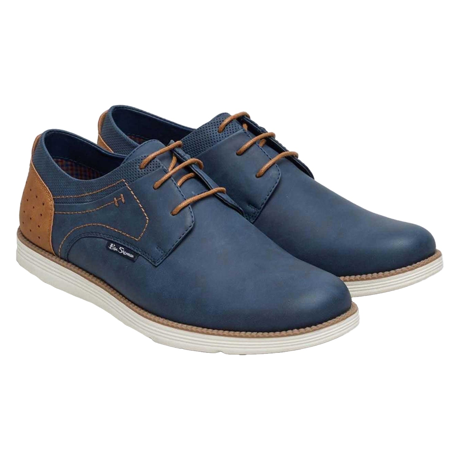 Navy - Front - Ben Sherman Mens Havana Trainers