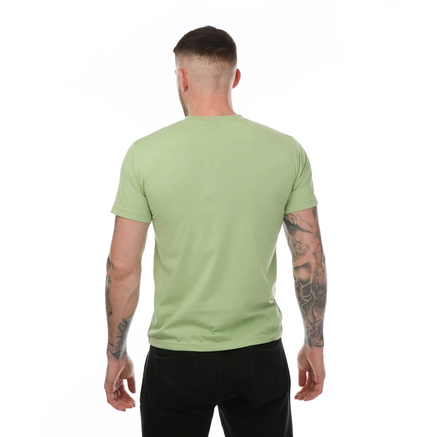 Green - Back - One True Saxon Mens Dawg T-Shirt