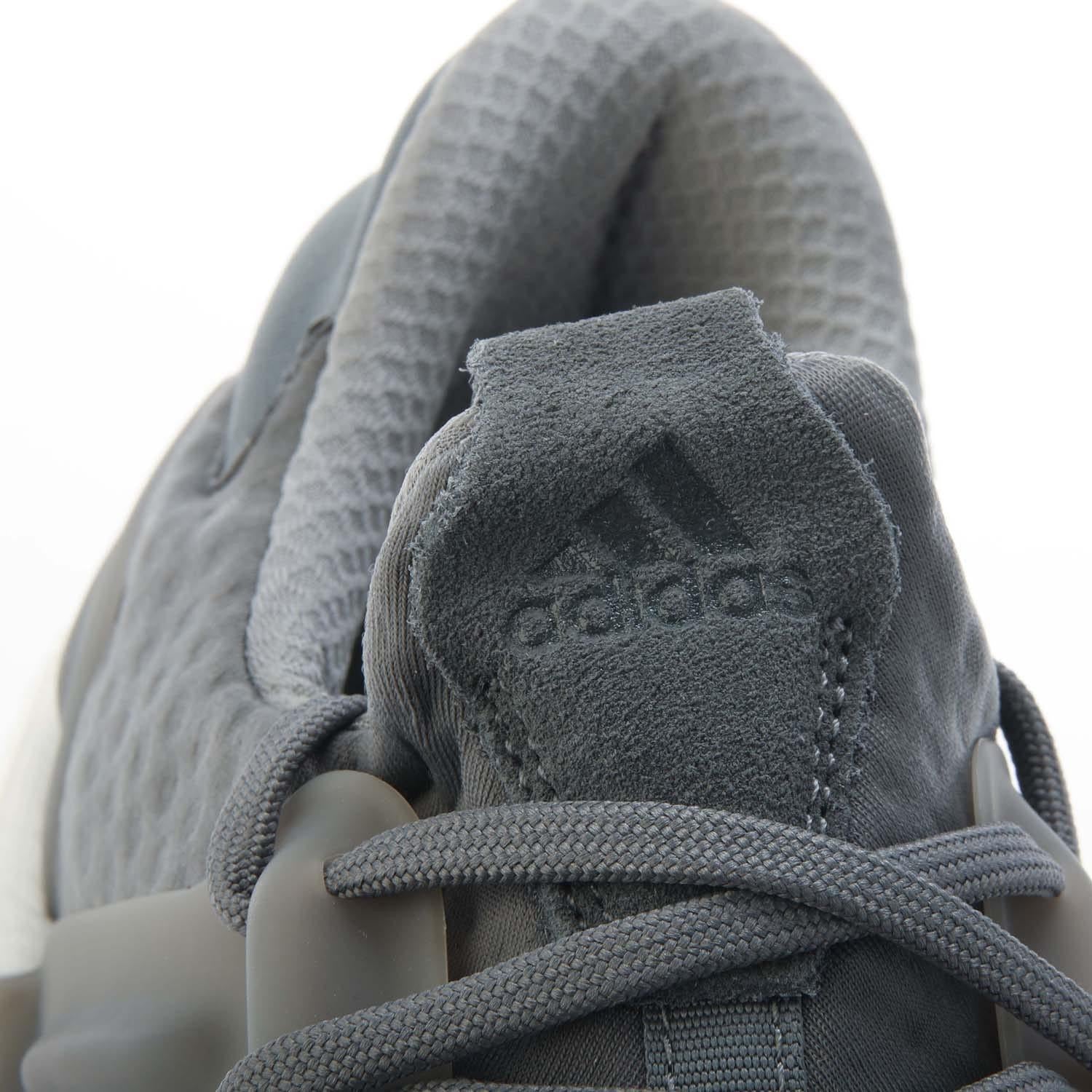 Light Grey-White - Pack Shot - Adidas Mens X_PLRBOOST Suede Trainers