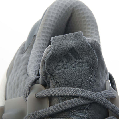 Light Grey-White - Pack Shot - Adidas Mens X_PLRBOOST Suede Trainers
