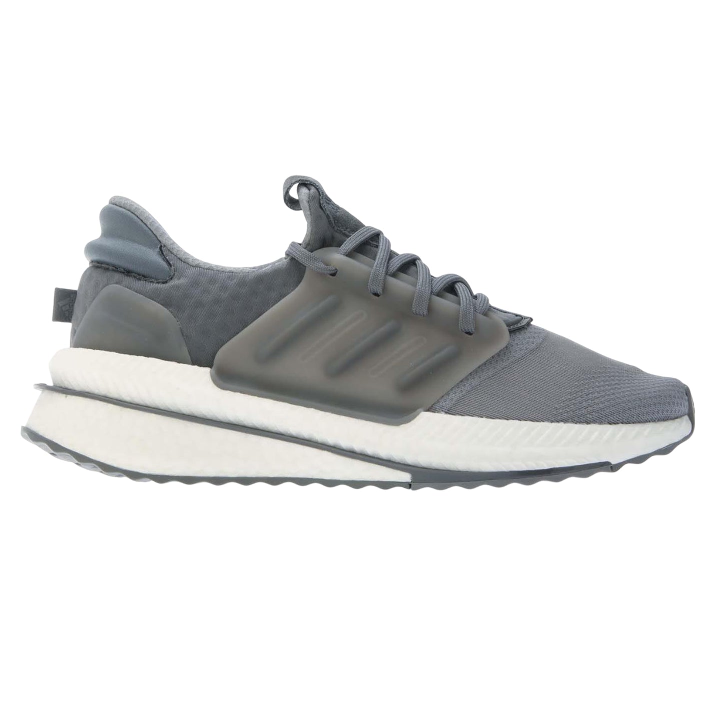 Light Grey-White - Side - Adidas Mens X_PLRBOOST Suede Trainers