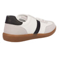 White - Back - Where´s That From Womens-Ladies Contrast Panel Trainers