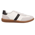 White - Side - Where´s That From Womens-Ladies Contrast Panel Trainers