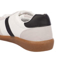 White - Close up - Where´s That From Womens-Ladies Contrast Panel Trainers