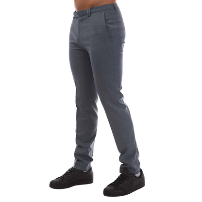 Blue - Side - Hugo Mens Hesten182 Trousers