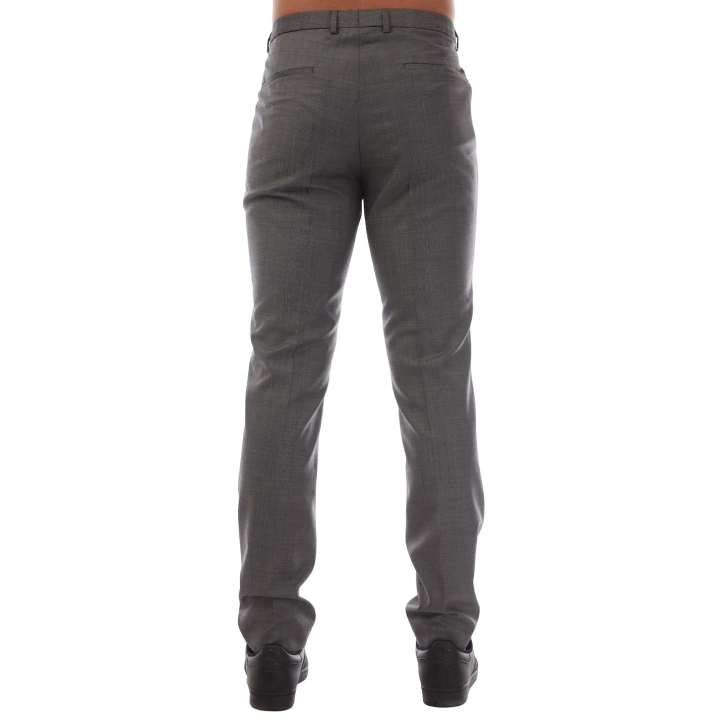 Grey - Back - Hugo Mens Hesten182 Trousers