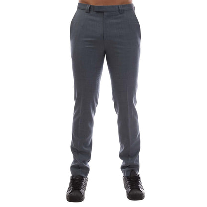 Blue - Front - Hugo Mens Hesten182 Trousers