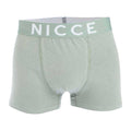 Blue-Grey-Black - Back - Nicce Mens Jayden Boxer Shorts (Pack of 3)