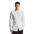 Blue-White - Lifestyle - Lyle & Scott Mens Stripe Oxford Shirt