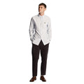 Blue-White - Pack Shot - Lyle & Scott Mens Stripe Oxford Shirt