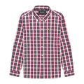 Navy - Front - Lyle & Scott Mens Checked Washed Shirt