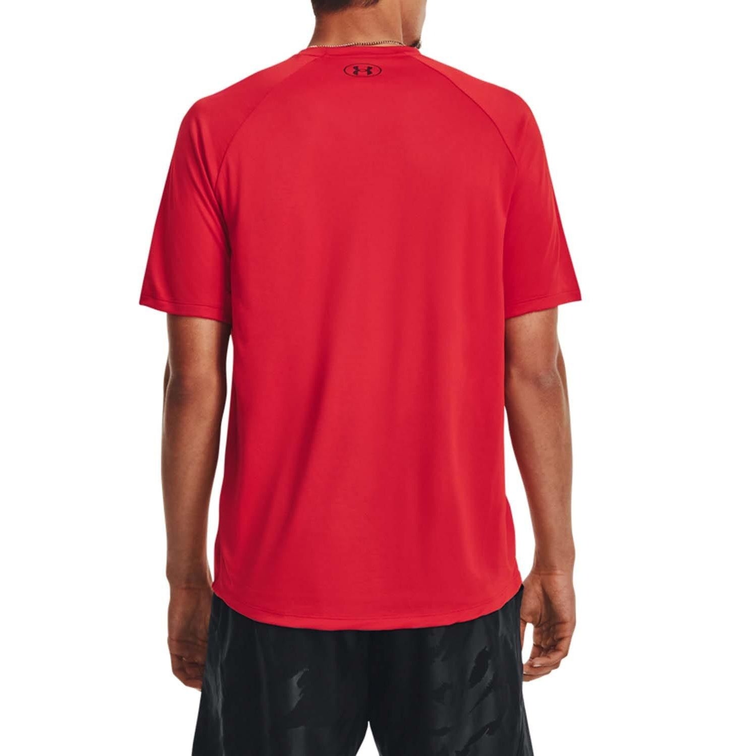 Red - Lifestyle - Under Armour Mens Tech Printed T-Shirt