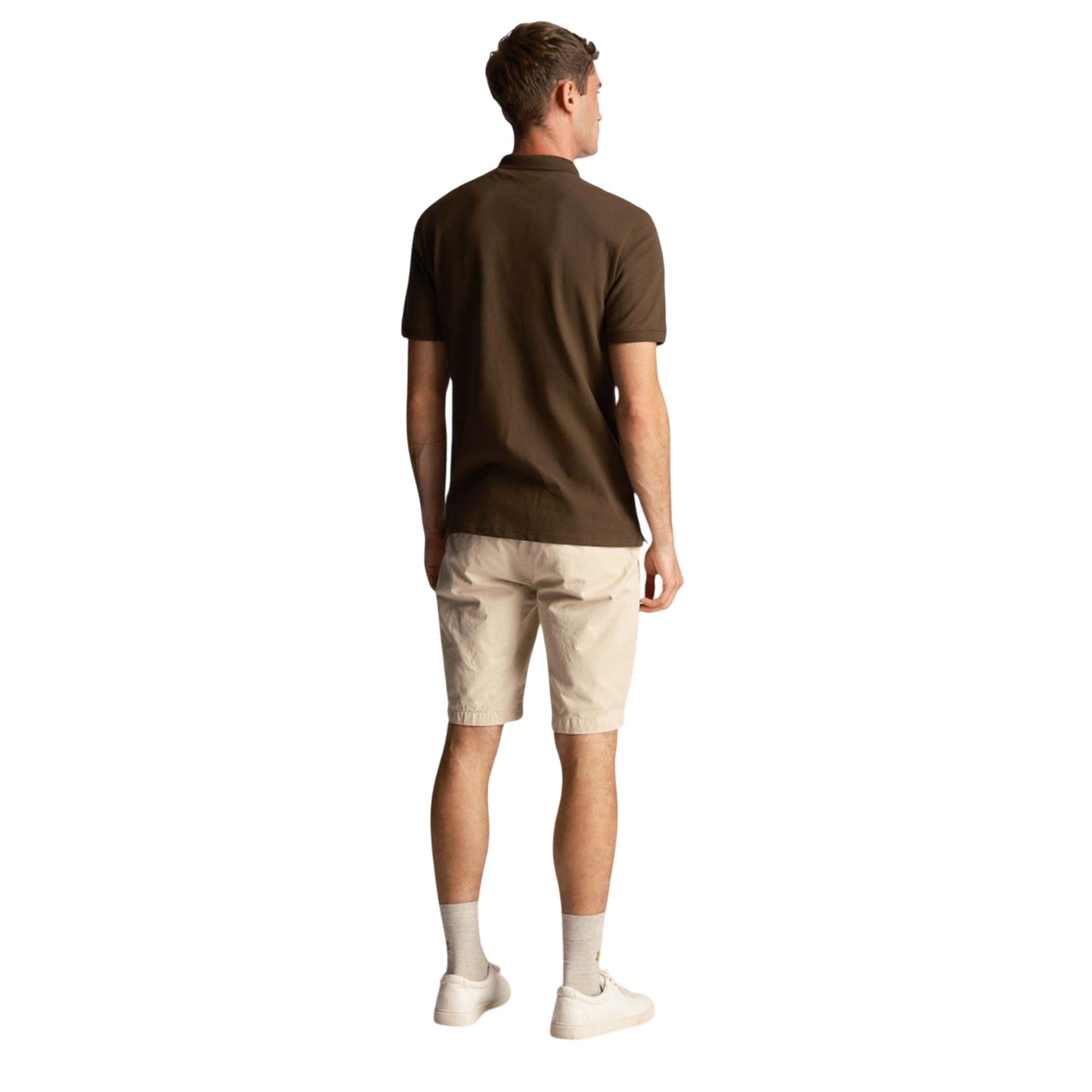 Ecru - Back - Lyle & Scott Mens Anfield Chino Shorts