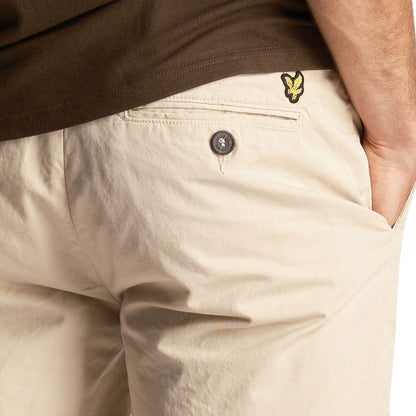 Ecru - Side - Lyle & Scott Mens Anfield Chino Shorts