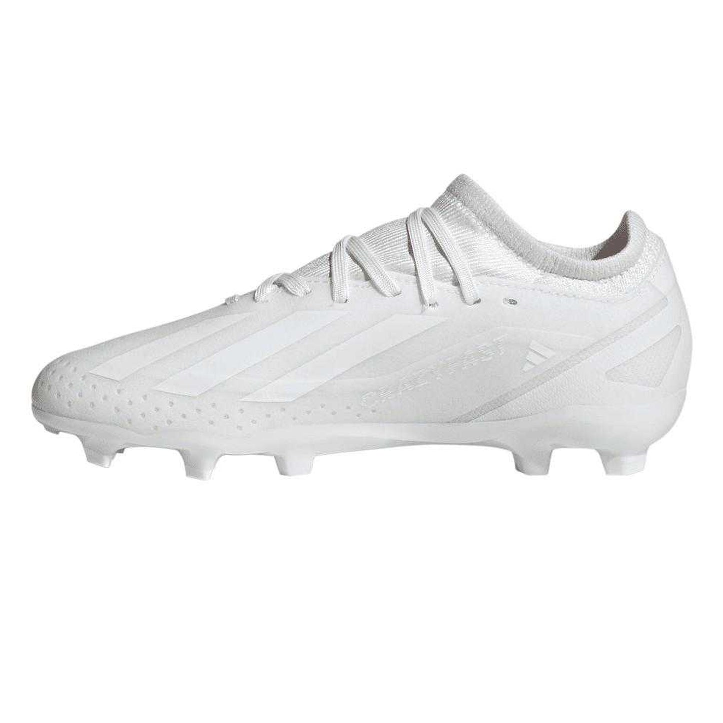 White - Lifestyle - Adidas Childrens-Kids X Crazyfast.3 Firm Ground Football Boots