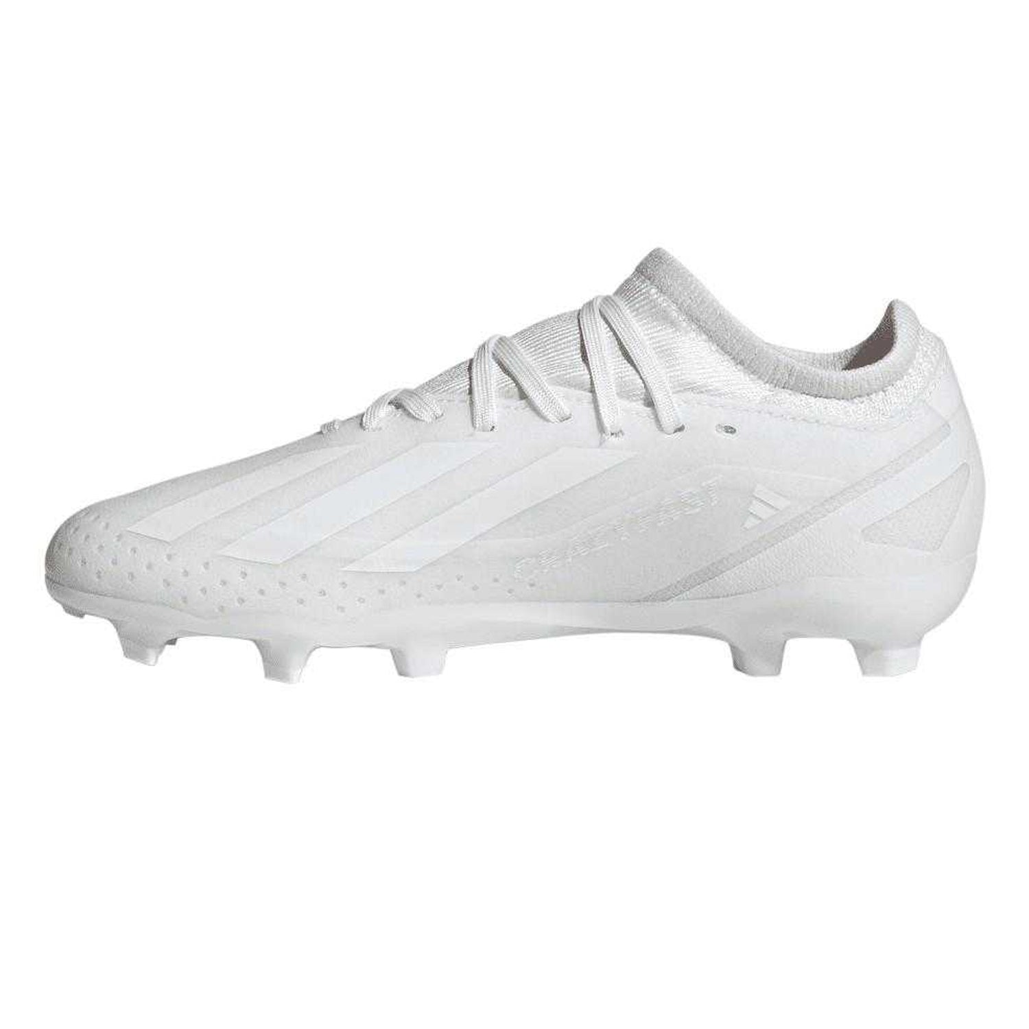 White - Lifestyle - Adidas Childrens-Kids X Crazyfast.3 Firm Ground Football Boots