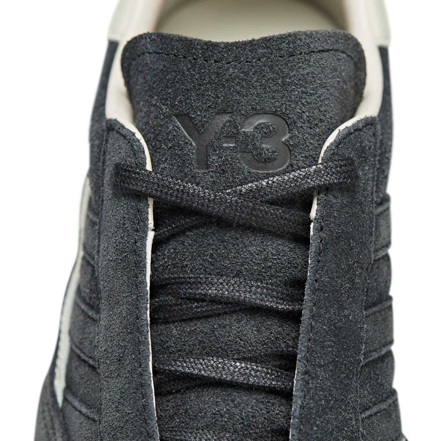 Black - Pack Shot - Y-3 Womens-Ladies Gazelle Suede Trainers