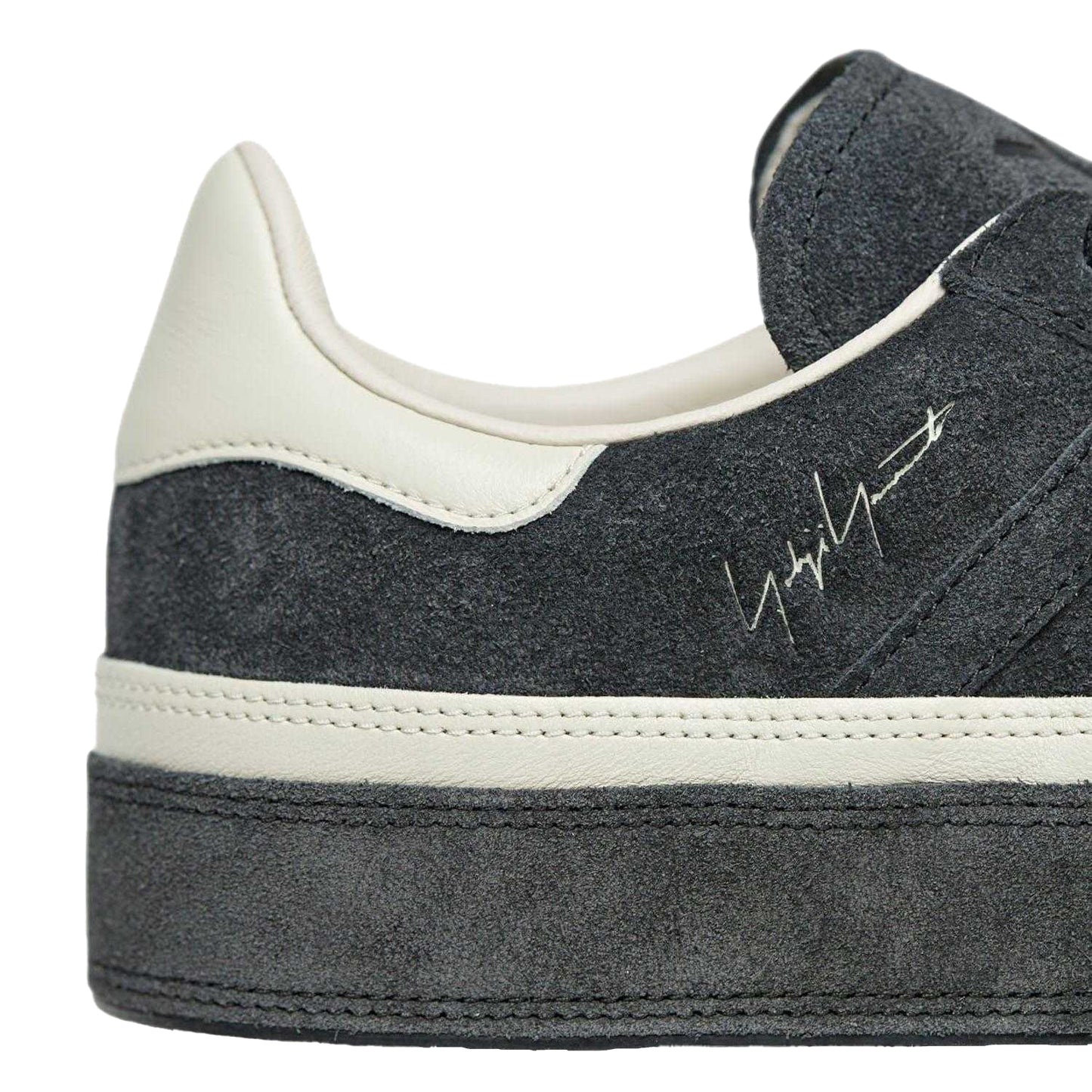 Black - Close up - Y-3 Womens-Ladies Gazelle Suede Trainers