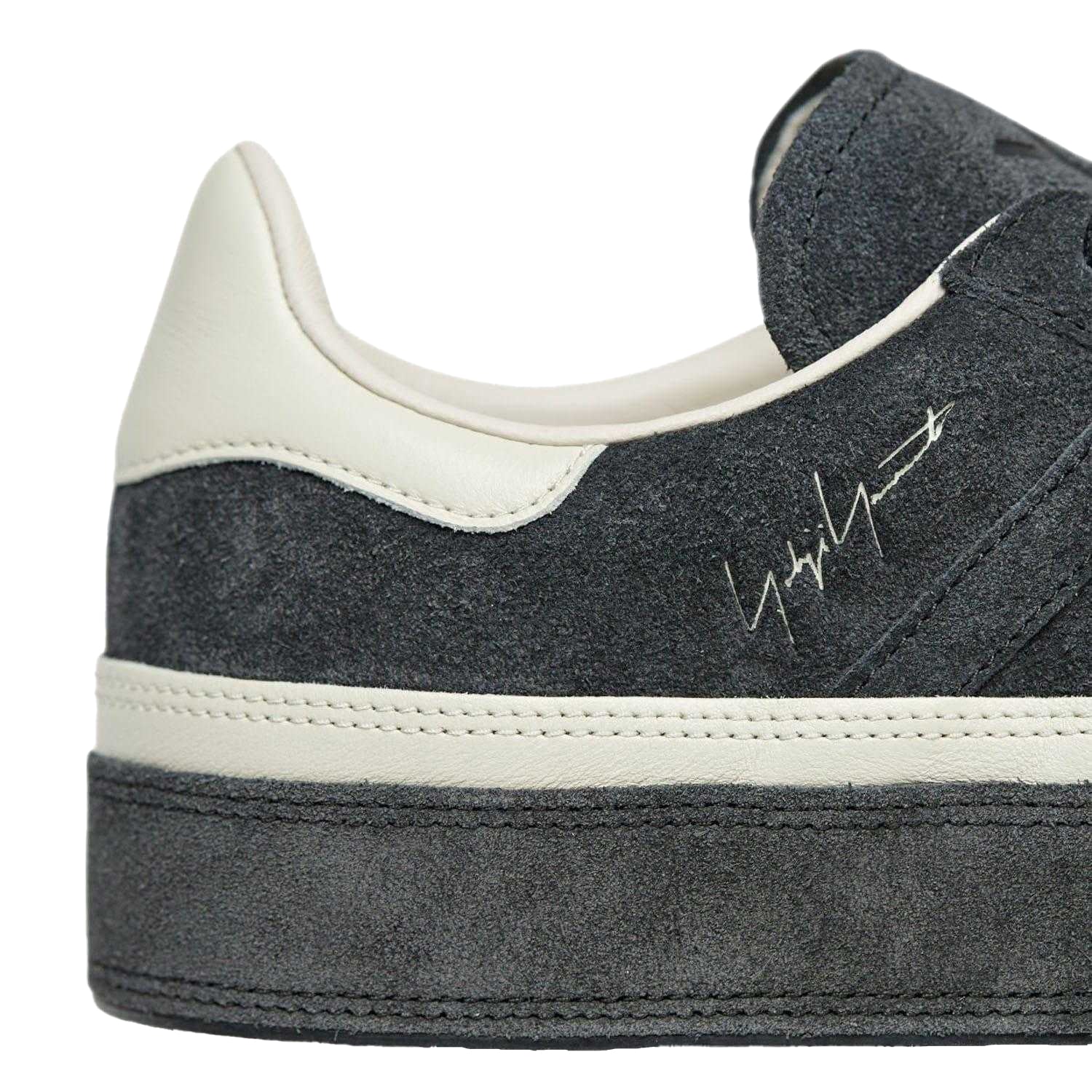 Black - Close up - Y-3 Womens-Ladies Gazelle Suede Trainers