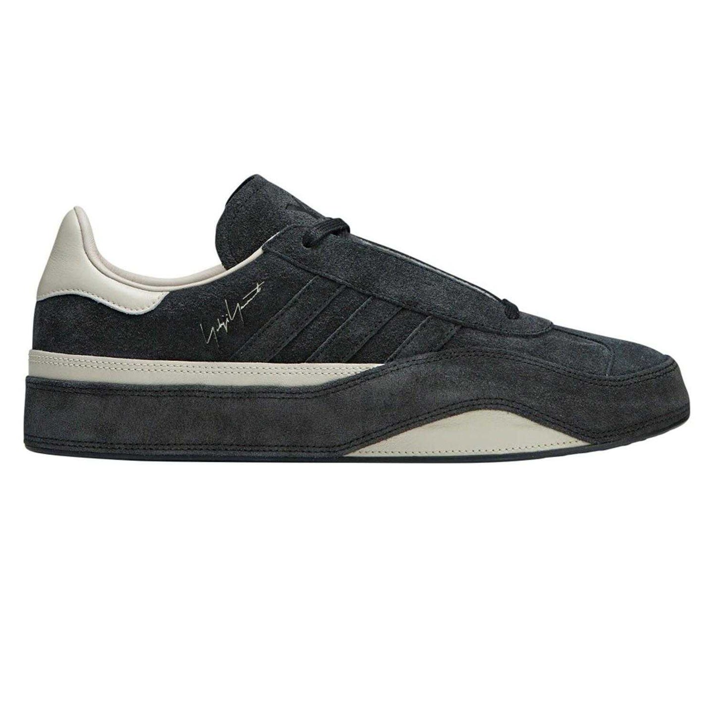 Black - Front - Y-3 Womens-Ladies Gazelle Suede Trainers