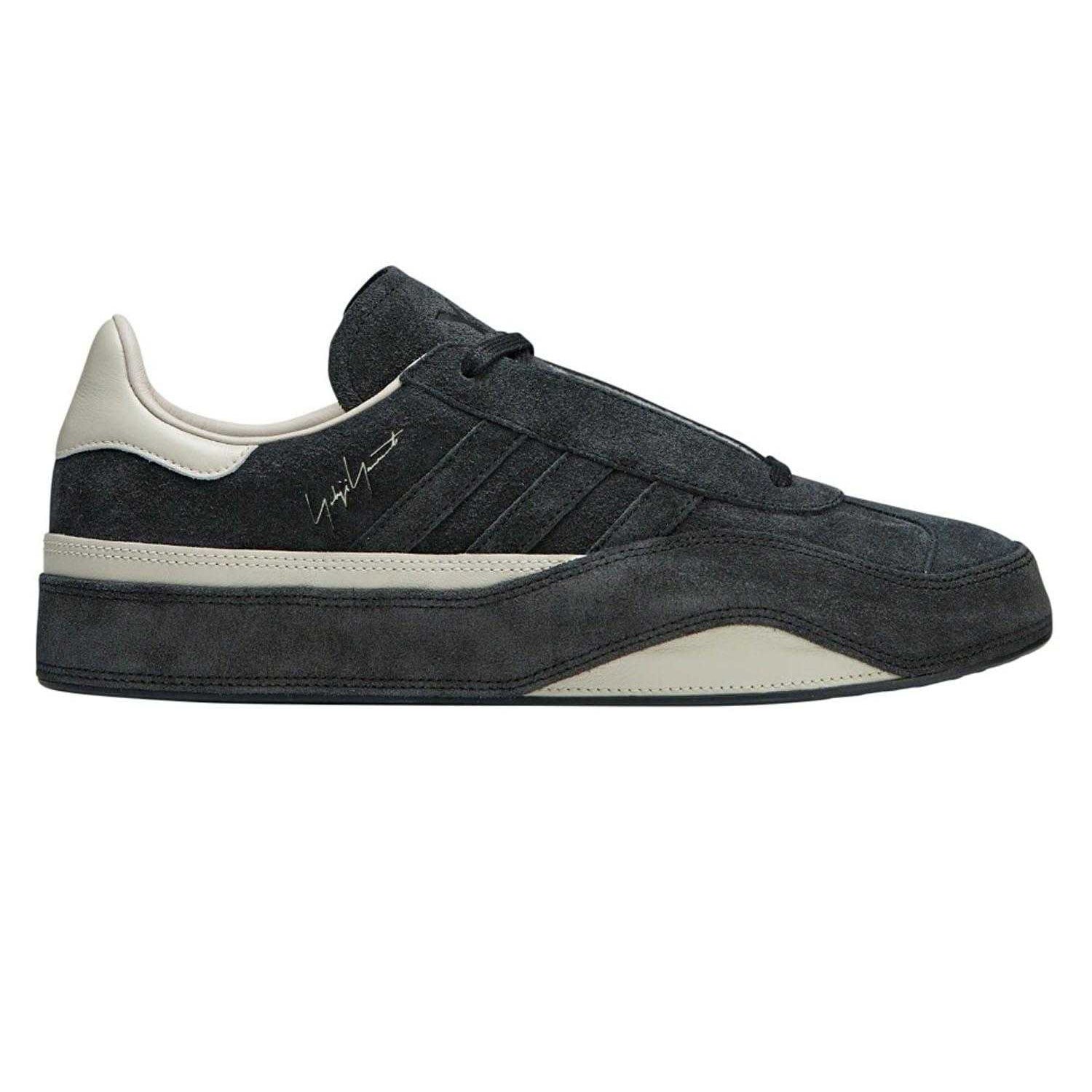 Black - Front - Y-3 Womens-Ladies Gazelle Suede Trainers