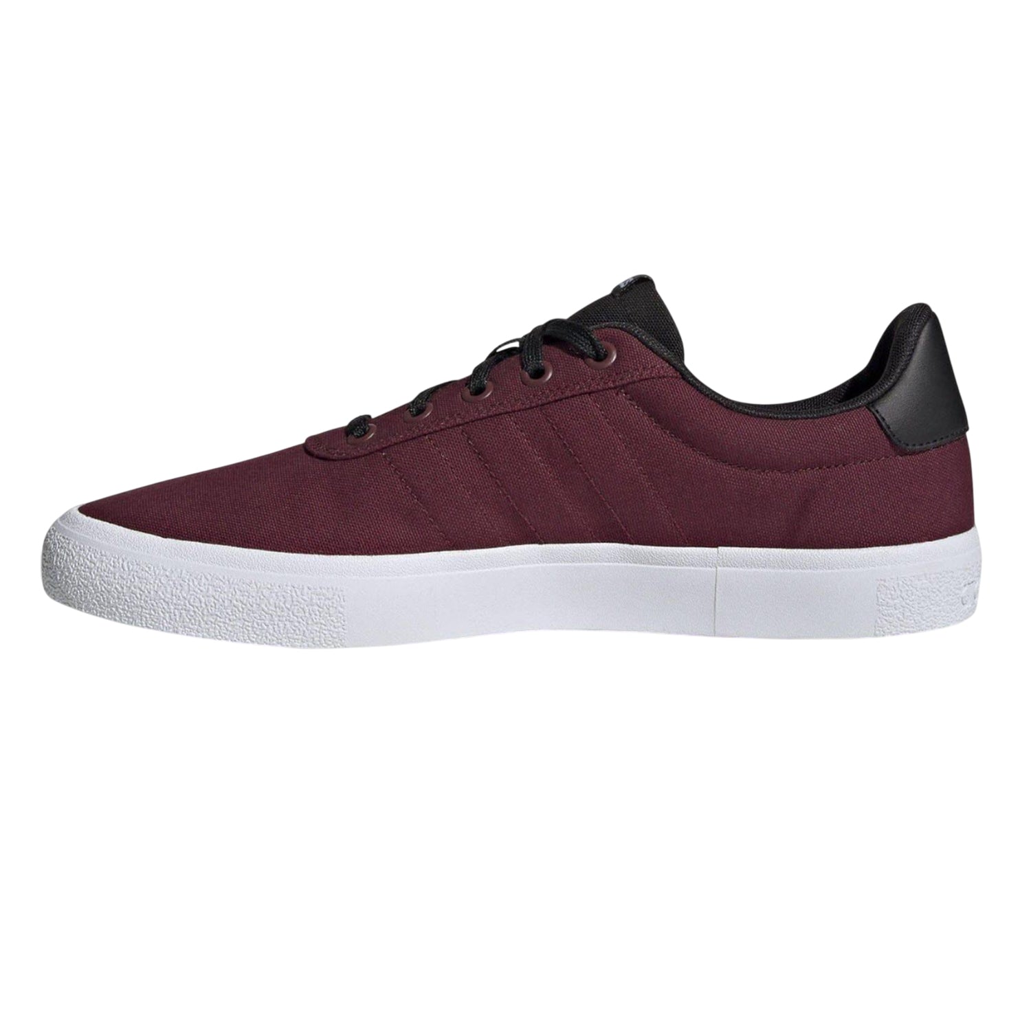 Red - Side - Adidas Mens Vulc Raid3r Skateboarding Trainers