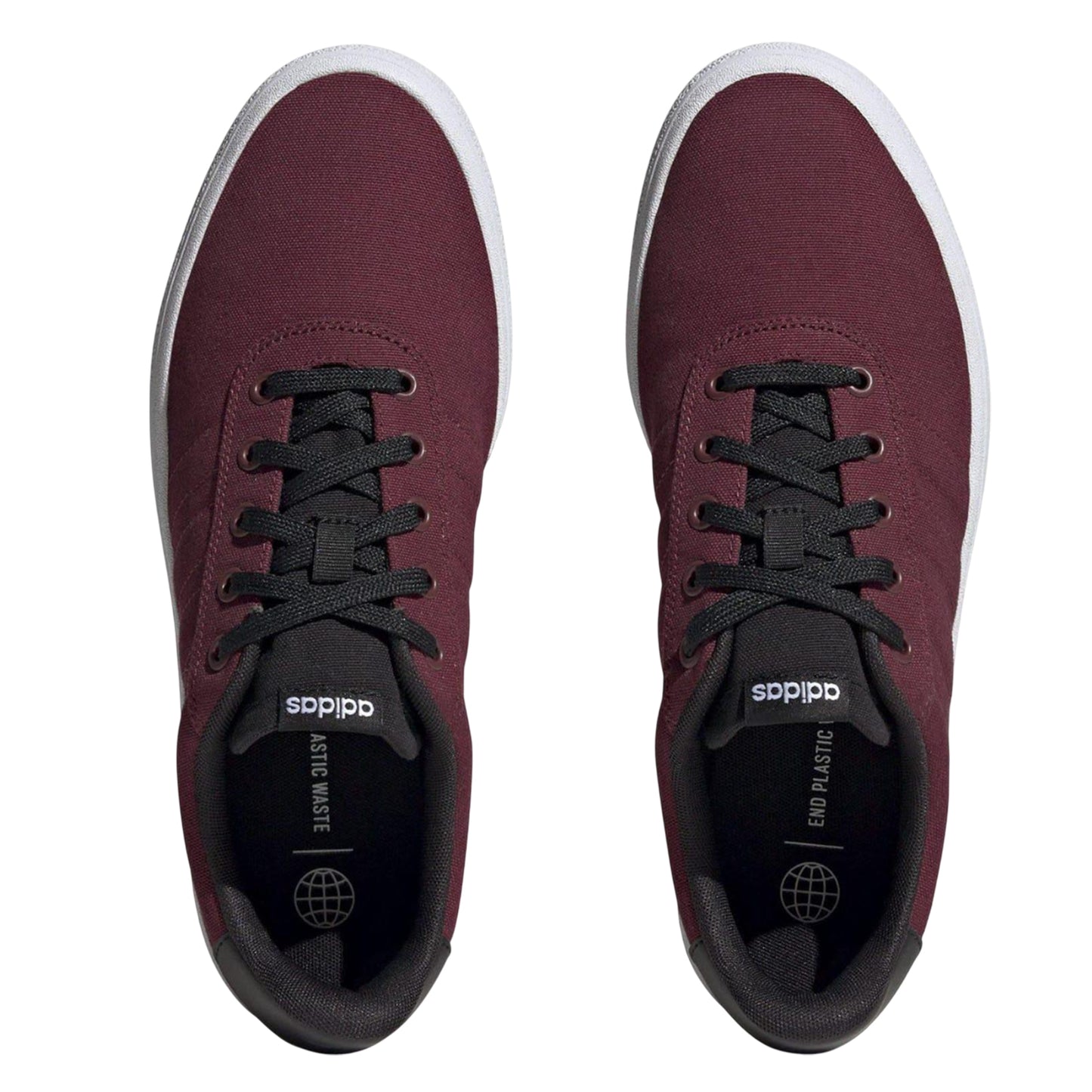 Red - Lifestyle - Adidas Mens Vulc Raid3r Skateboarding Trainers