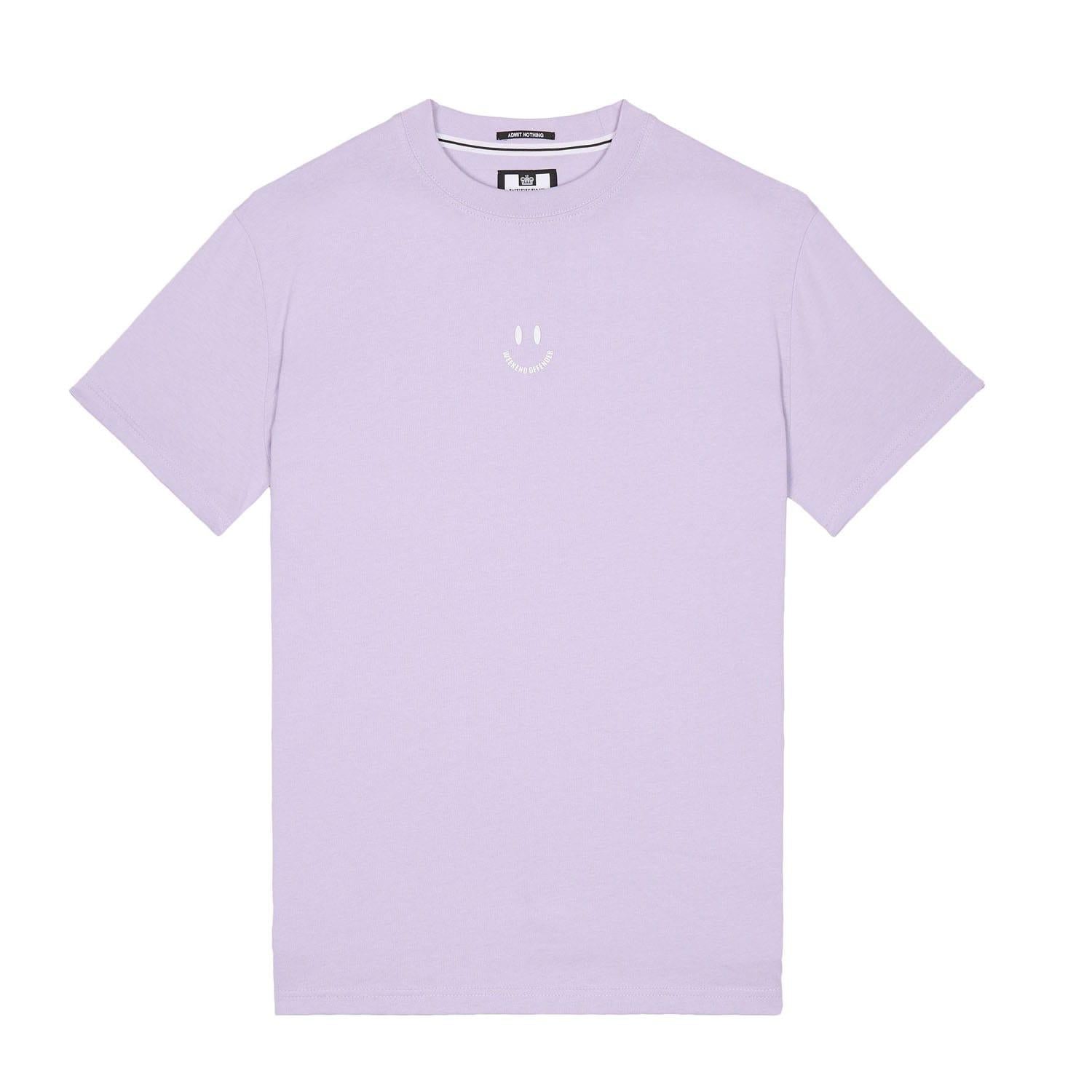 Purple - Front - Weekend Offender Mens Smile T-Shirt