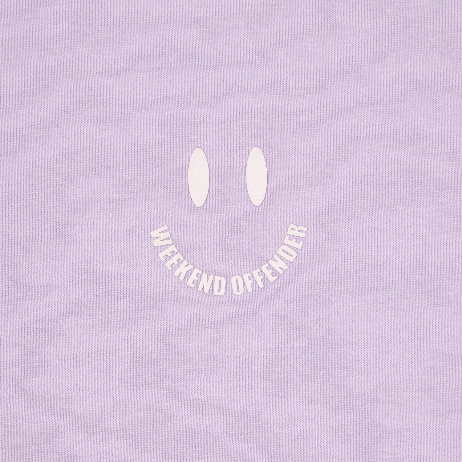 Purple - Side - Weekend Offender Mens Smile T-Shirt