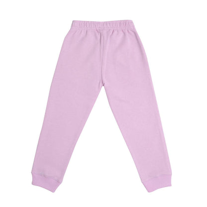Pink - Back - Lacoste Childrens-Kids Fleece Sport Jogging Bottoms