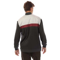 Grey - Back - Lyle & Scott Mens Colour Block Track Jacket