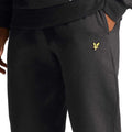 Burgundy - Back - Lyle & Scott Mens Racked Jogging Bottoms