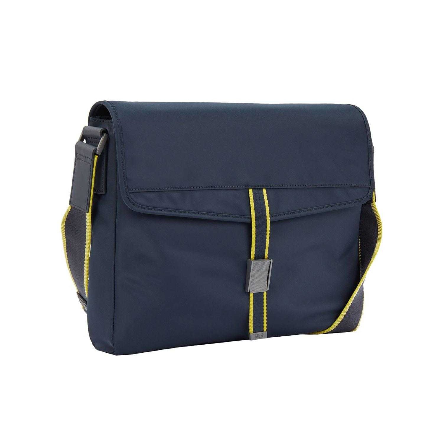Dark Blue - Side - Boss Meridian Messenger Bag