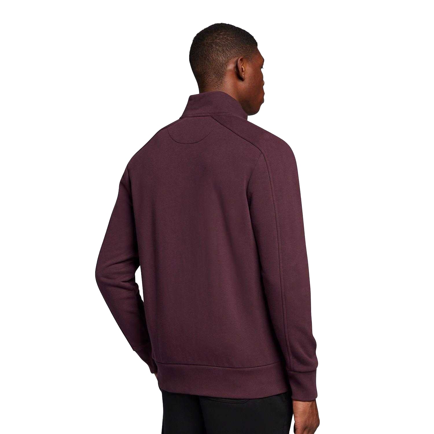 Burgundy - Back - Lyle & Scott Mens Track Top