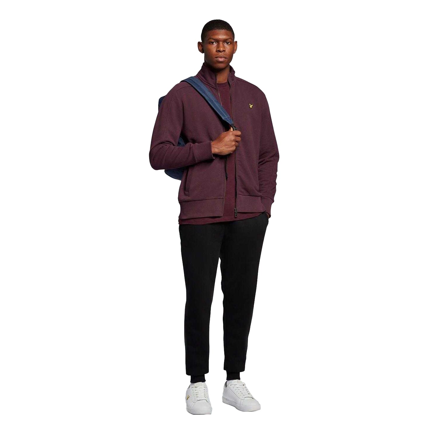 Burgundy - Lifestyle - Lyle & Scott Mens Track Top